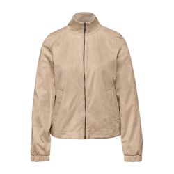 Street One Kurze Velours Jacke - beige (16871)