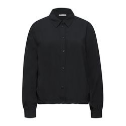 Street One Shirt blouse with leopard details - black (10001)