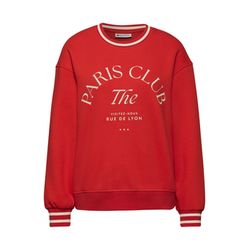 Street One Loose Fit Print Sweatshirt - rot (26865)