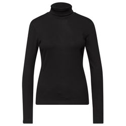 Street One Basic turtleneck shirt - black (10001)