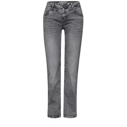Street One Straight Leg Jeans - gray (17481)