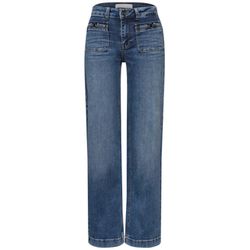 Street One Jeans with wide leg - blue (17479)