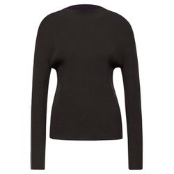 Street One Pullover in ribbed texture - brown (17103)