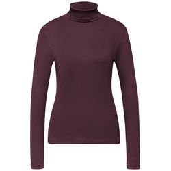 Street One Basic turtleneck shirt - red (17151)