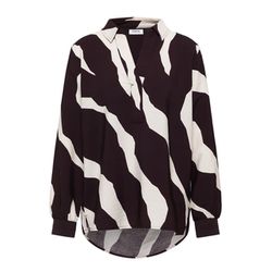 Cecil Printed blouse with ribbon trim - red (26855)