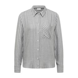 Cecil Flannel striped shirt - gray (37314)