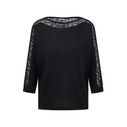 Cecil Batwing shirt with mesh - black (10001)