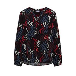 Cecil Graphic blouse - black (37650)