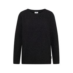 Cecil Glitter textured shirt - black (20001)