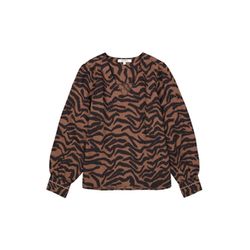 Garcia Blouse with all-over pattern - brown (60)