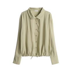Opus Long-sleeved blouse made of soft modal mix - Fayra - green (30041)
