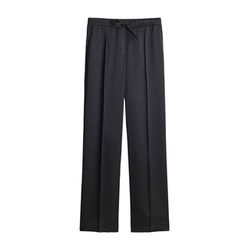 Opus Wide Leg Pants in satin - MELANE COSMIC  - black (900)