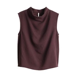 Opus Top mit semitransparenter Streifenoptik - Fagic - rot (40039)