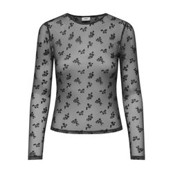 JDY Mesh top - Ruby - black (177915001)