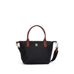 Tommy Hilfiger Tote-Bag mit Crossbody-Riemen aus Gurtband - schwarz (BDS)