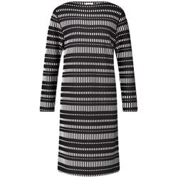 Gerry Weber Collection Knitted dress - black/white (01059)