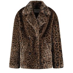 Gerry Weber Edition Jacke mit Leo-Muster - braun (07034)