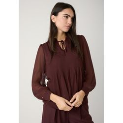 More & More Silk chiffon blouse - brown (0284)
