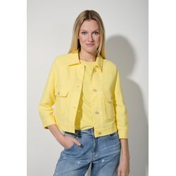 More & More Bouclé-Jacke - gelb (0124)