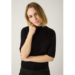 More & More Turtleneck jumper with short sleeves - black (0790)