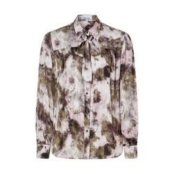 More & More Printed Satin Blouse - beige/brown (4824)