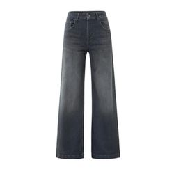 Yaya Wide jeans - gray (01113)