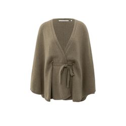 Yaya Knitted poncho cardigan - green (99008)