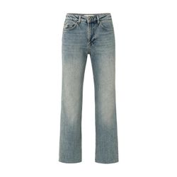 Yaya Jean en denim coupe droite avec finition délavée (L34) - bleu (99024)