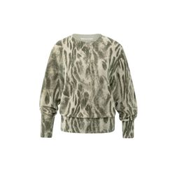 Yaya Soft sweater with abstract all-over print - beige (512161)