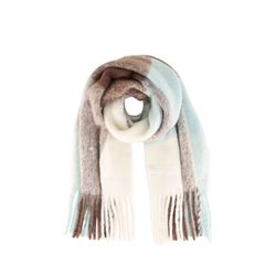 Tom Tailor Denim Scarf with fringes - brown (39397)