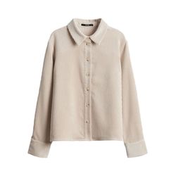 someday Velvet corduroy shirt blouse - Zortney bold - beige (2087)