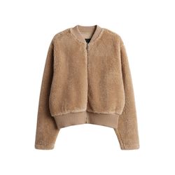 someday Regular Blousonjacke mit Teddyfell - Ufurry - braun (20029)