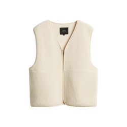 someday Regular Teddy Vest - Uliv - beige (1006)