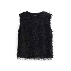 someday Top in leichter Federoptik black - Ufeah - schwarz (900)