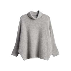 someday Rollkragenpullover - Tiola detail - grau (8056)
