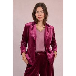 Molly Bracken Gerader Samtblazer - pink (BORDEA)