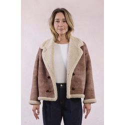 Molly Bracken Aviator-style coat - brown (MARRON)