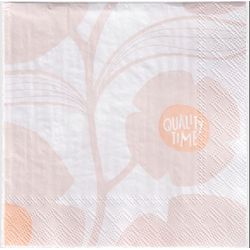 Räder Cocktailserviette (25x25cm) - beige/pink (0)