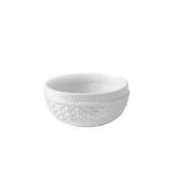 Räder Bowl with knitted pattern (Ø9.5x4.5cm) - white (0)