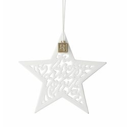 Räder Star pendant - Handwriting (8x8cm) - white (0)