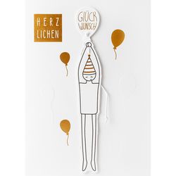 Räder Greeting card - white (0)