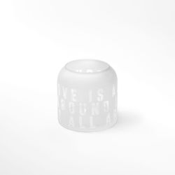 Räder Tealight holder (Ø12x11cm) - white (0)
