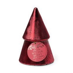 Paddywax Christmas tree candle - Winter Berry - red (00)