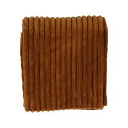 SEMA Design Kamelbraune Samtdecke 145 x 125 cm – Klosen - braun (camel)