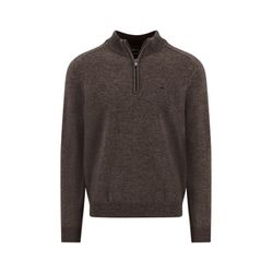 Fynch Hatton Troyer with zipper - brown (861)