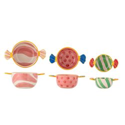 Bloomingville Bowl set - Caramella - green/pink (Rose)