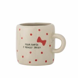 Bloomingville Mug - Christy - beige/red (Nature)