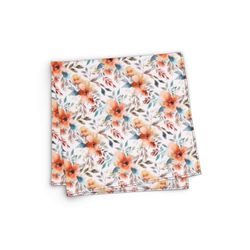 Mr. Célestin Einstecktuch - Avila - grün/orange (Tangerine Tango)