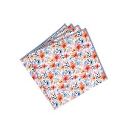 Mr. Célestin Einstecktuch - Haru - blau/orange (Sunrise Splash)