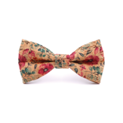 Mr. Célestin Fliege aus Korken - Biva - beige/pink (Peony Flowers)